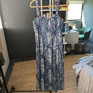 J Crew paisley midi sundress